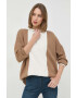 Weekend Max Mara Пуловер дамски в кафяво от лека материя - Pepit.bg