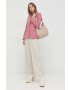 Weekend Max Mara Сако в розово с едно копче с изчистен дизайн - Pepit.bg