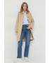 Weekend Max Mara Шлифер дамски в бежово преходен модел - Pepit.bg