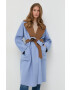 Weekend Max Mara Вълнено палто с две лица - Pepit.bg