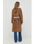Weekend Max Mara Вълнено палто с две лица - Pepit.bg