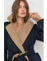 Weekend Max Mara Вълнено палто с две лица - Pepit.bg