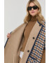 Weekend Max Mara Вълнено палто с две лица - Pepit.bg