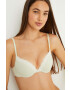 women'secret Сутиен Cotton Time в зелено с изчистен дизайн - Pepit.bg