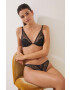 women'secret Сутиен Sense High Caprice в черно от дантела с изчистен дизайн - Pepit.bg