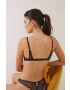 women'secret Сутиен Sense High Caprice в черно от дантела с изчистен дизайн - Pepit.bg