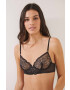 women'secret Сутиен Sense High Caprice в черно от дантела с десен - Pepit.bg
