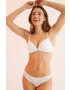 women'secret Бикини COTTON TIME 2 в бяло 4635662 - Pepit.bg