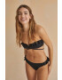 women'secret Долнище на бански BAMBOO в черно 6465377 - Pepit.bg
