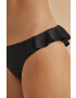 women'secret Долнище на бански BAMBOO в черно 6465377 - Pepit.bg