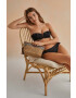 women'secret Долнище на бански BAMBOO в черно 6465377 - Pepit.bg