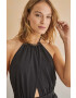 women'secret Гащеризон BAMBOO в черно с гол гръб 5545121 - Pepit.bg