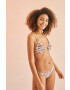 women'secret Горнище на бански BAMBOO в бежово с мека чашка 6485436 - Pepit.bg