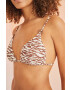 women'secret Горнище на бански BAMBOO в бежово с мека чашка 6485436 - Pepit.bg