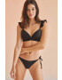 women'secret Горнище на бански BAMBOO в черно с леко подплатена чашка 6485408 - Pepit.bg