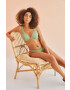 women'secret Горнище на бански JAMAICA в зелено 6485449 - Pepit.bg