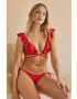 women'secret Горнище на бански PACIFICO в бордо с мека чашка 6485421 - Pepit.bg