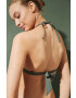 women'secret Горнище на бански SWIM ICONS в зелено с меки чашки 6485457 - Pepit.bg