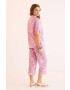 women'secret Памучна пижама Mix & Match - Pepit.bg