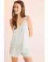 women'secret Пижама SPRING SOFT TOUCH дамска в зелено 4755867 - Pepit.bg