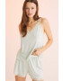 women'secret Пижама SPRING SOFT TOUCH дамска в зелено 4755867 - Pepit.bg