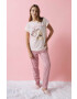 women'secret Пижама Winnie the Pooh дамска в розово 3135201 - Pepit.bg