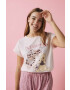 women'secret Пижама Winnie the Pooh дамска в розово 3135201 - Pepit.bg