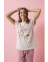 women'secret Пижама Winnie the Pooh дамска в розово 3135201 - Pepit.bg