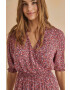 women'secret Рокля FOREVER RUFFLES в черно дълъг модел със стандартна кройка 5545137 - Pepit.bg