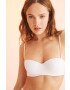 women'secret Сутиен BCI COTTON в бяло с изчистен дизайн 5691506 - Pepit.bg