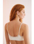 women'secret Сутиен COTTON SEAMLESS 2 в бяло с изчистен дизайн 5055108 - Pepit.bg