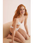 women'secret Сутиен COTTON SEAMLESS 2 в бяло с изчистен дизайн 5055108 - Pepit.bg