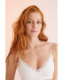 women'secret Сутиен COTTON SEAMLESS 2 в бяло с изчистен дизайн 5055108 - Pepit.bg