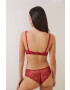women'secret Сутиен Red Caprice в червено от дантела с изчистен дизайн - Pepit.bg