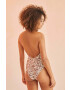 women'secret Цял бански BAMBOO в бежово с леко подплатена чашка 5525789 - Pepit.bg