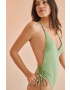 women'secret Цял бански JAMAICA в зелено с мека чашка 5525787 - Pepit.bg