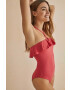 women'secret Цял бански PERFECT FIT 1 в розово с мека чашка 5525795 - Pepit.bg