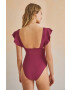 women'secret Цял бански PERFECT FIT 1 в бордо с мека чашка 5525798 - Pepit.bg