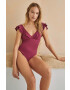 women'secret Цял бански PERFECT FIT 1 в бордо с мека чашка 5525798 - Pepit.bg