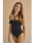 women'secret Цял бански PERFECT FIT 1 в черно с леко подплатена чашка 5525794 - Pepit.bg