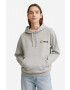 Wood Wood Памучен суичър X Garfield Jenn Hoodie Double Trouble 30042401-2424 GREY MELANGE в сиво с качулка с принт - Pepit.bg