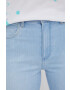 Wrangler Дънки High Rise Skinny Soft Blue дамски с висока талия - Pepit.bg