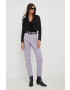 Wrangler Дънки Mom Purple Rock с висока талия - Pepit.bg