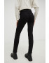 Wrangler Дънки Slim Perfect Black с висока талия - Pepit.bg