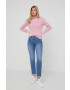 Wrangler Дънки Slim Way Out West дамски с висока талия - Pepit.bg