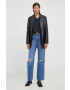 Wrangler Памучни дънки Mom Relaxed Patty с висока талия - Pepit.bg