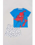 Zippy Детска памучна пижама x Spiderman в синьо с десен - Pepit.bg