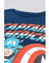 Zippy Детска памучна тениска x Marvel в тъмносиньо с принт - Pepit.bg