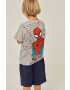 Zippy Детска памучна тениска x Spiderman в сиво с принт - Pepit.bg