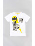 Zippy Памучна тениска с две лица x Batman в бяло с принт - Pepit.bg